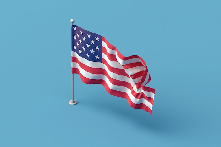 Foto gratuito rappresentazione della bandiera americana per la celebrazione della giornata nazionale della lealtà