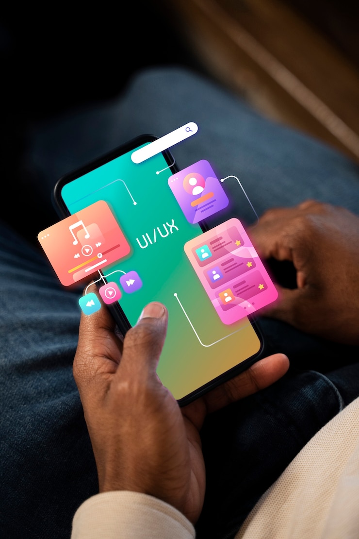 Foto gratuito rappresentazioni dell'esperienza utente e del design dell'interfaccia