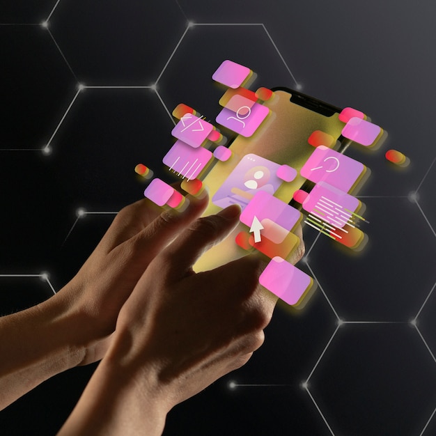 Rappresentazioni di Ui e ux con smartphone
