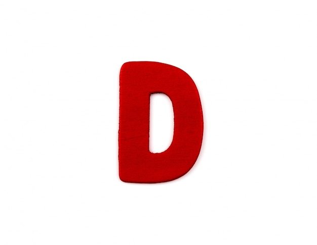 Red lettera d