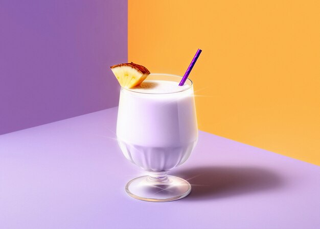 Rendering del cocktail Ube colada