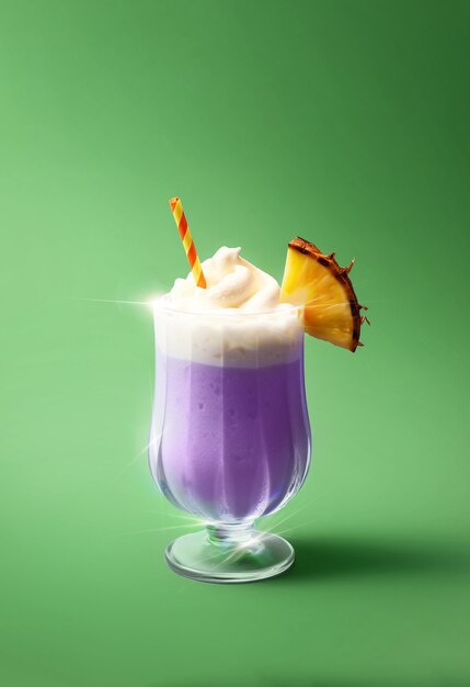 Rendering del cocktail Ube colada