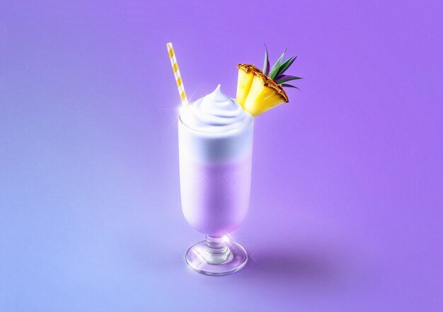 Rendering del cocktail Ube colada