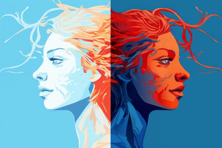 Foto gratuito rendering illustrato dell'avatar gemello