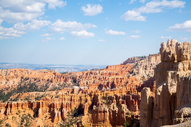 Ripresa aerea del bellissimo parco nazionale di Bryce Canyon nello Utah, USA