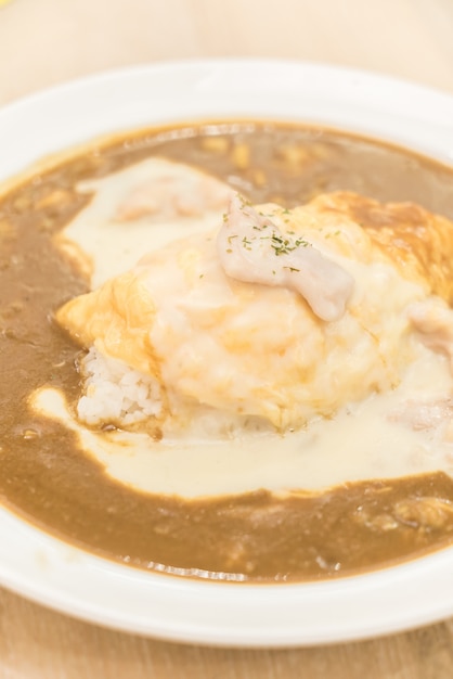 Riso al curry - cibo in stile giapponese