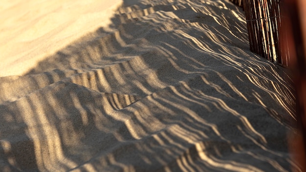 Risorsa naturale di sabbia sulla spiaggia