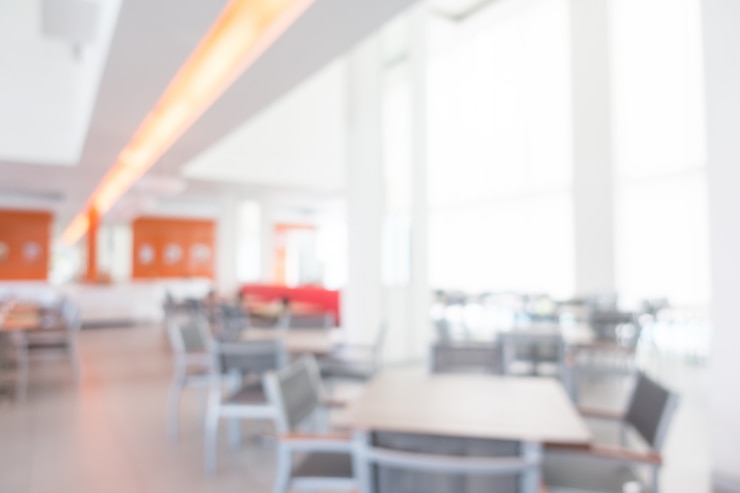 Foto gratuito ristorante offuscata