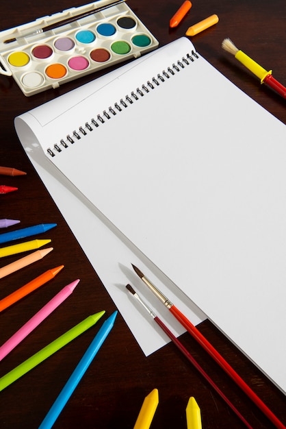 Ritorno al concetto di scuola con varie forniture