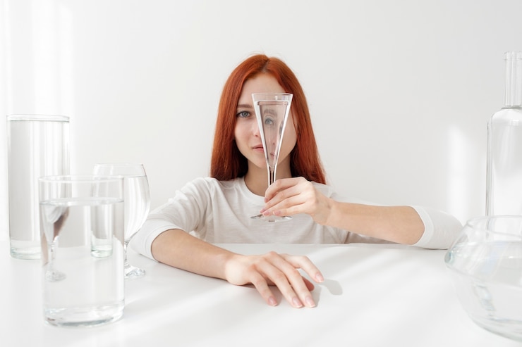 Foto gratuito ritratto creativo di un giovane adulto