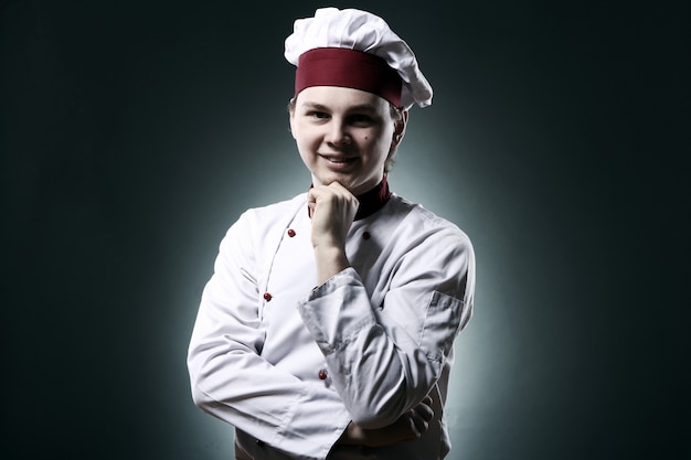 Ritratto di chef sorridente