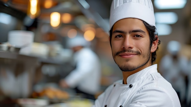 Ritratto di un uomo che pratica la sua professione per celebrare la Giornata internazionale del lavoro