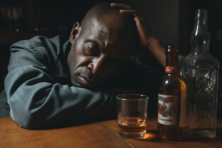 Foto gratuito ritratto di una persona con depressione