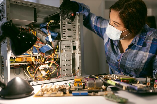 Ritratto femminile di lavoro