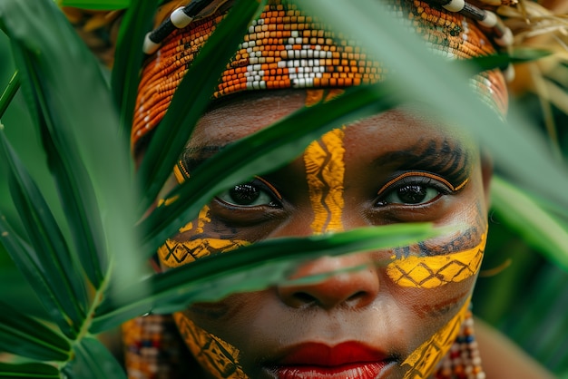 Ritratto fotorealistico di una donna africana