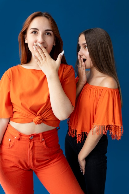 Ritratto in studio di adolescenti