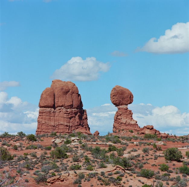 Rocce nel Parco Nazionale degli Arches nello Utah, USA