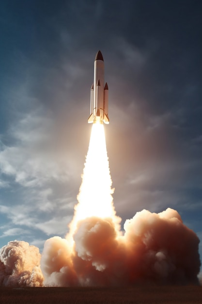 Rocket volare nello spazio