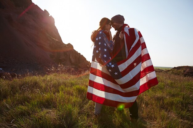 Romantici giovani americani