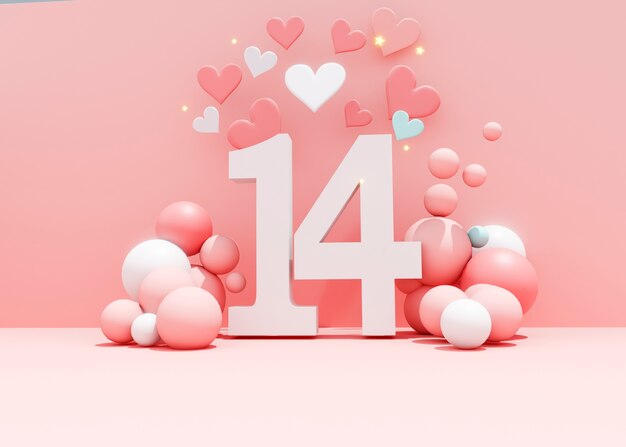 Saldi di San Valentino con il numero 14