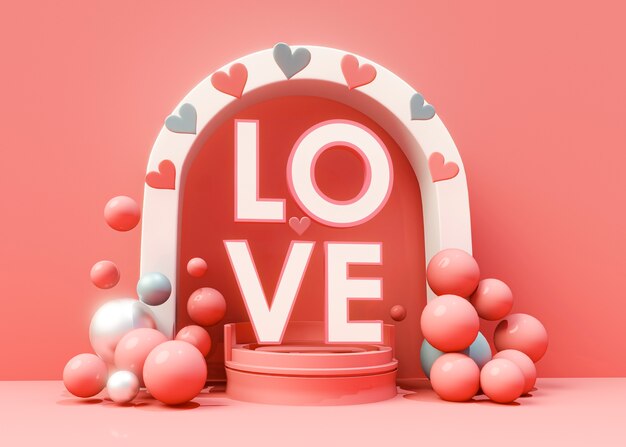 Saldi di San Valentino con podio
