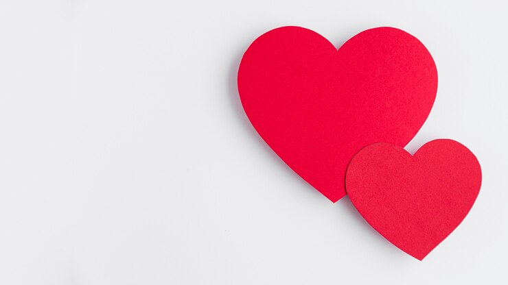 Foto gratuito san valentino con il concetto di spazio di copia