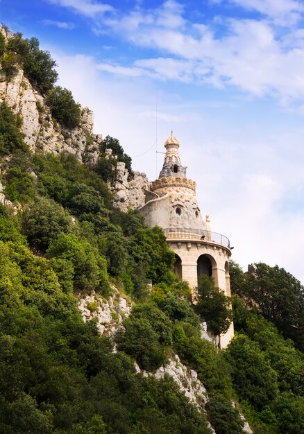 Santuario di Queralt a Pirenei. Catalogna