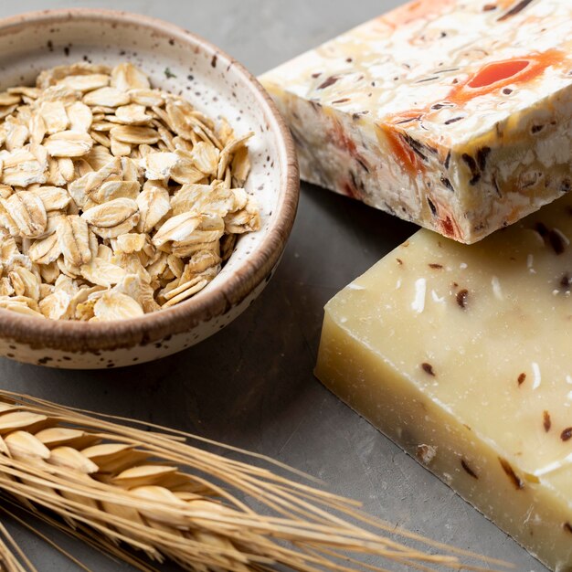 Sapone naturale fatto a mano dal grano