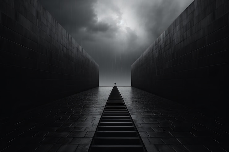 Foto gratuito scena di fantasia oscura