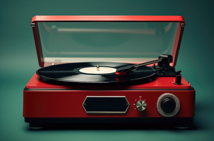 Foto gratuito scena legata alla musica 3d