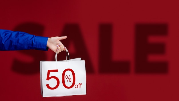 Sconto per la stagione dello shopping con la vendita