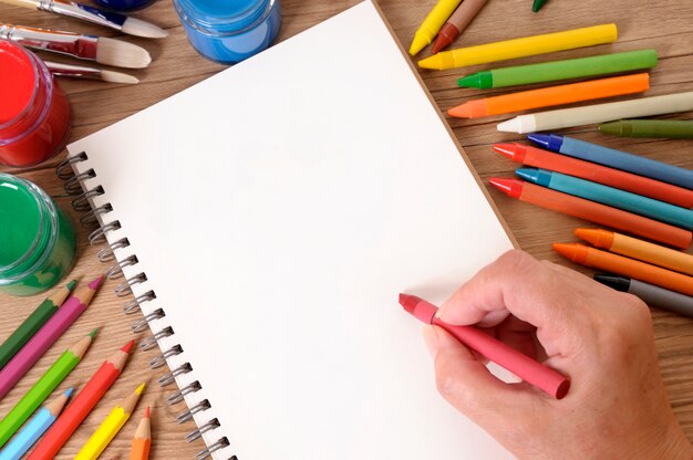 Scrittura a mano di scuola