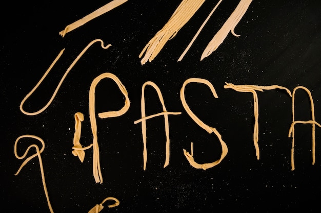 Scrivere dalla pasta