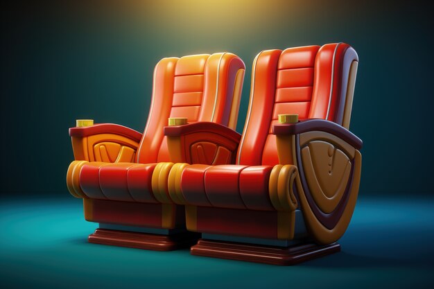 Sedili per cinema 3D