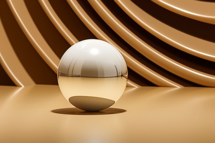 Foto gratuito sfera creativa astratta 3d