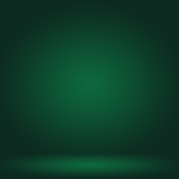 Sfocatura astratta vuota Gradiente verde Studio ben utilizzato come sfondo, modello di sito Web, cornice, rapporto aziendale