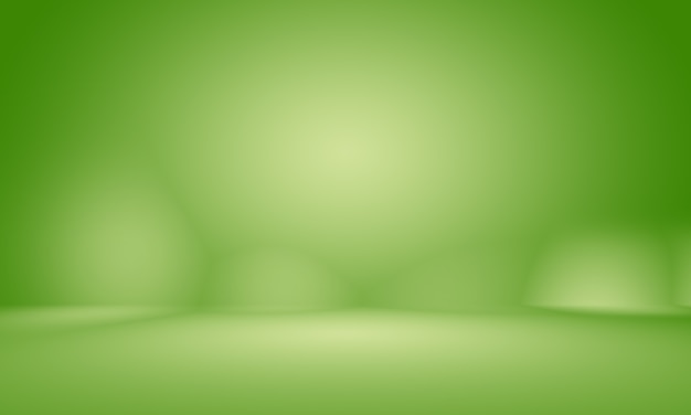 Sfocatura astratta vuota Gradiente verde Studio ben utilizzato come sfondo, modello di sito Web, cornice, relazione aziendale.