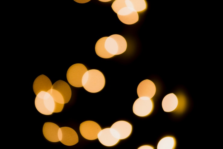 Foto gratuito sfondio bokeh astratto con luci colorate