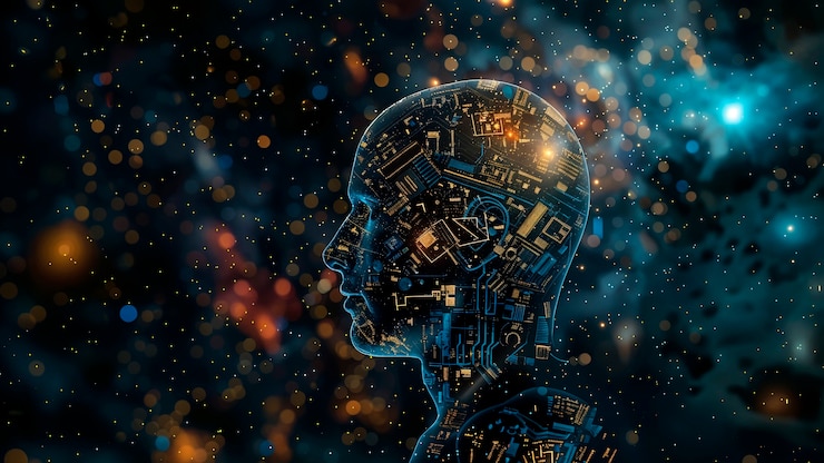 Foto gratuito sfondio dell'arte digitale dell'ai