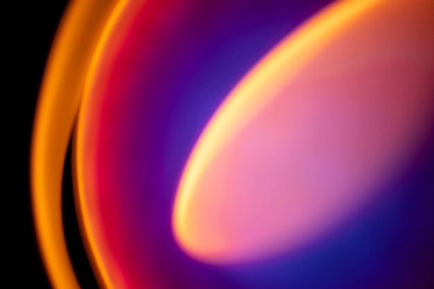 Sfondio estetico con effetto luminoso a neon astratto
