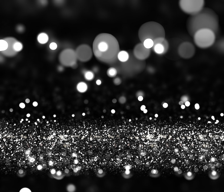 Foto gratuito sfondio natalizio con effetto luccicante d'argento