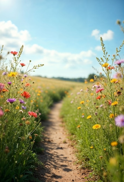 Sfondio primaverile fiorito