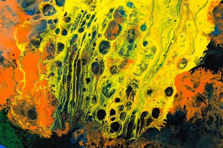 Foto gratuito sfondio psichedelico multicolore