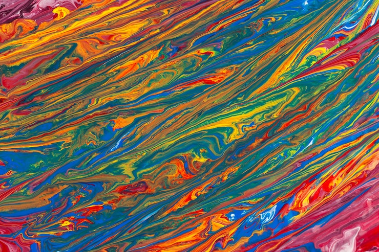 Foto gratuito sfondio psichedelico multicolore