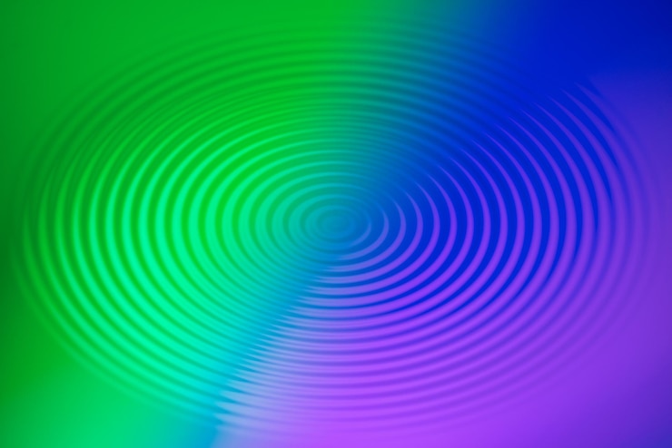 Foto gratuito sfondo artistico colorato sfocato