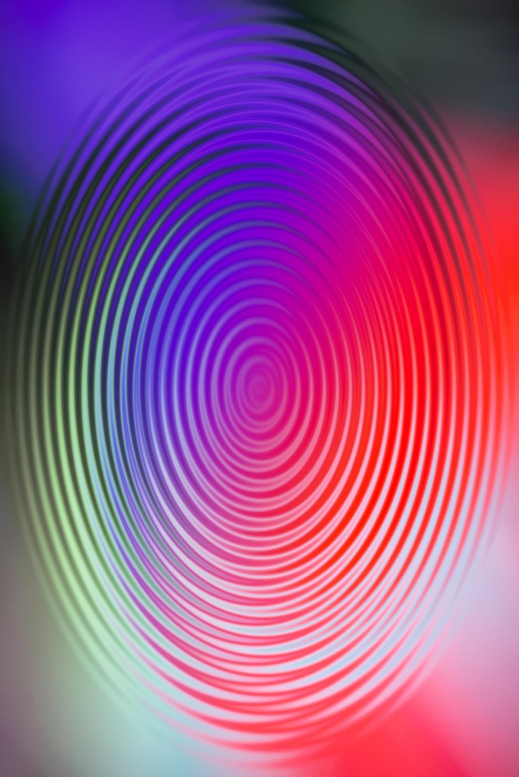 Foto gratuito sfondo artistico colorato sfocato