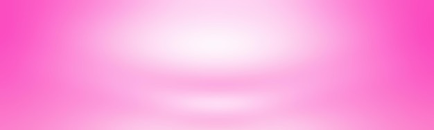 Sfondo astratto vuoto liscio rosa della stanza dello studio Utilizzare come montaggio per il modello displaybanner del prodotto