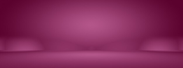 Sfondo astratto vuoto liscio rosa della stanza dello studio Utilizzare come montaggio per il modello displaybanner del prodotto
