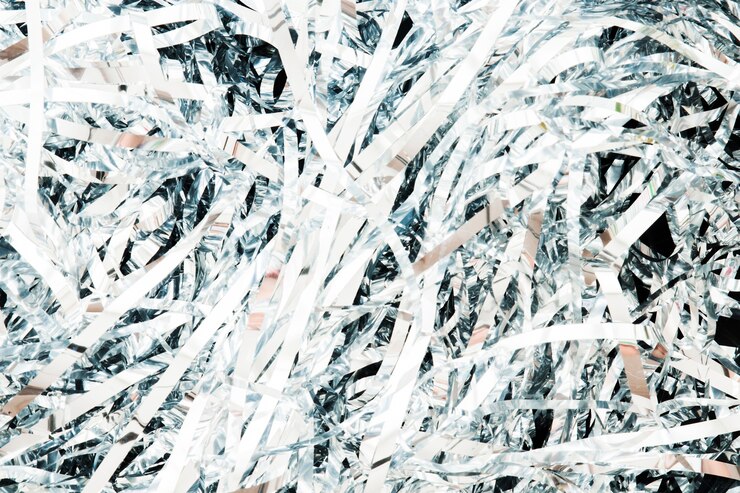Foto gratuito sfondo bianco tinsel