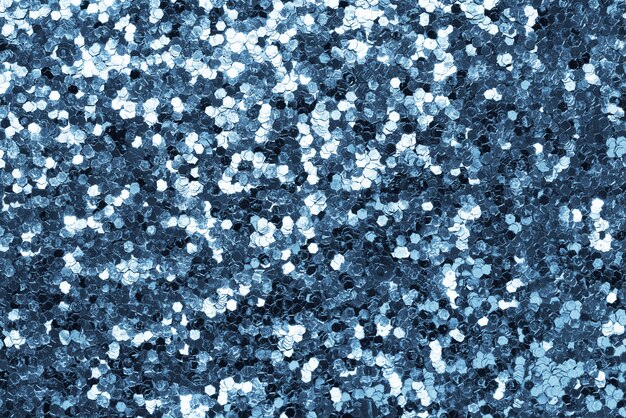 Sfondo blu glitter metallico